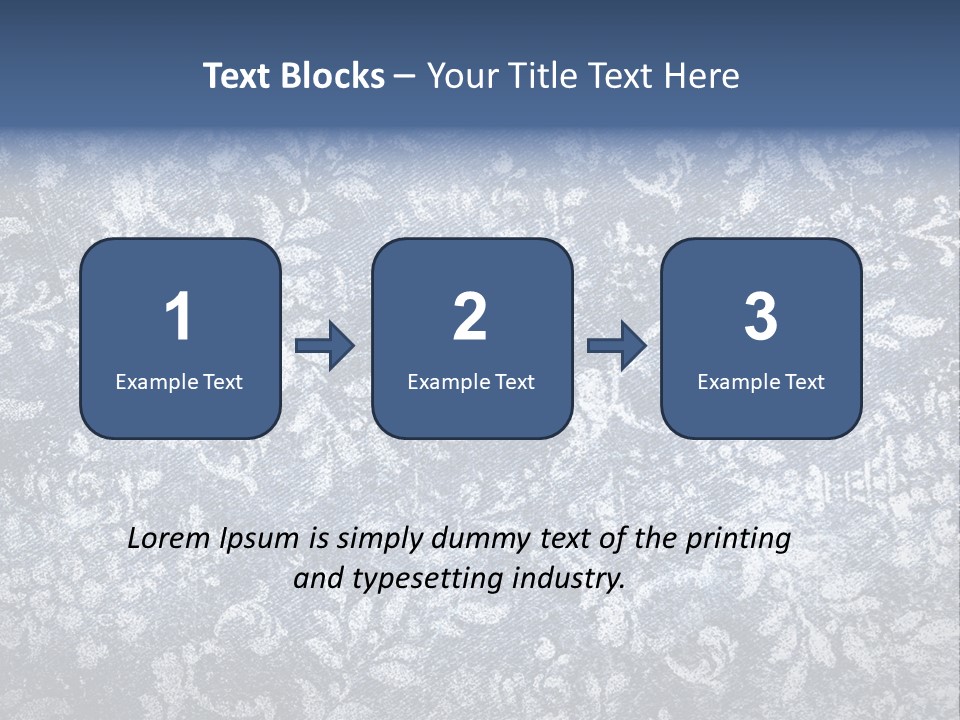 Faded Floral Background PowerPoint Template