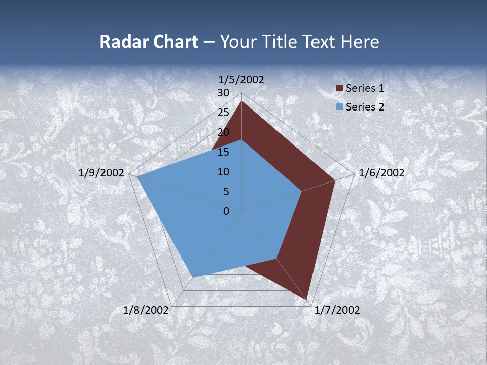 Faded Floral Background PowerPoint Template