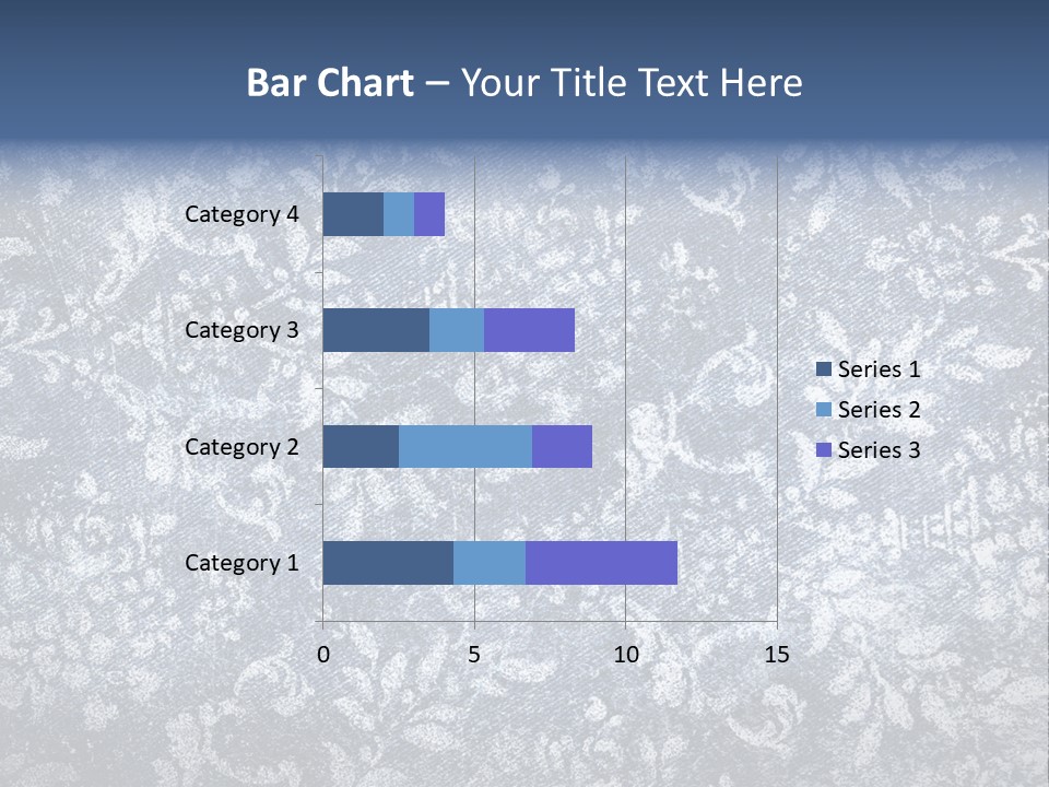 Faded Floral Background PowerPoint Template