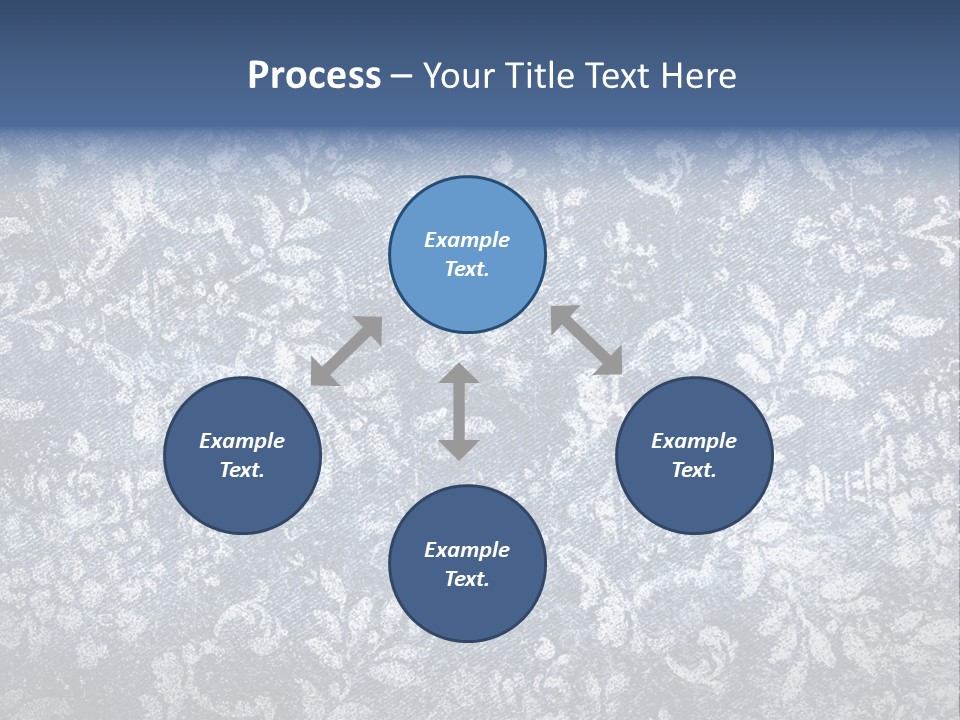 Faded Floral Background PowerPoint Template