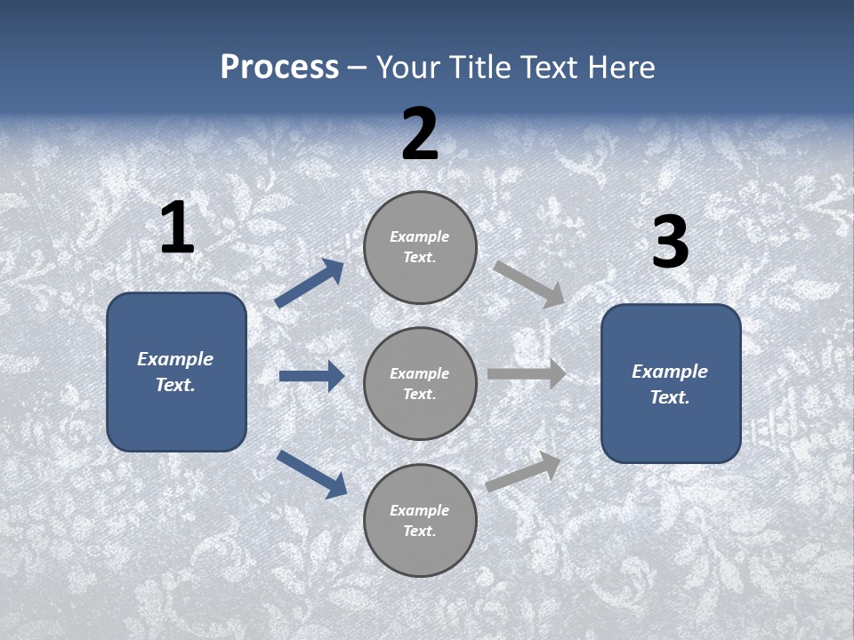 Faded Floral Background PowerPoint Template
