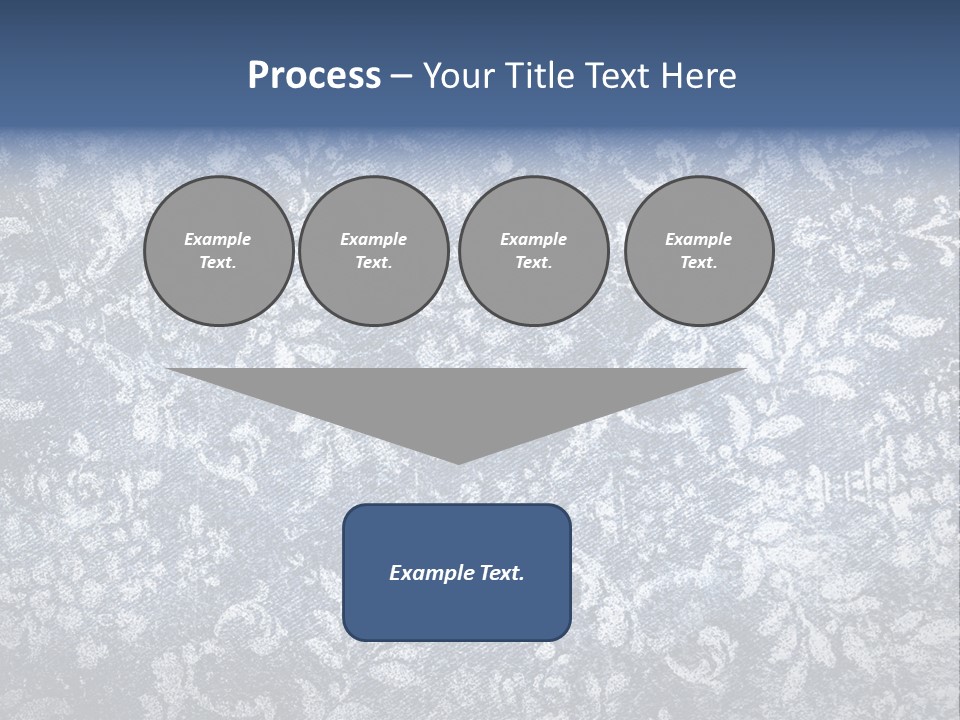 Faded Floral Background PowerPoint Template