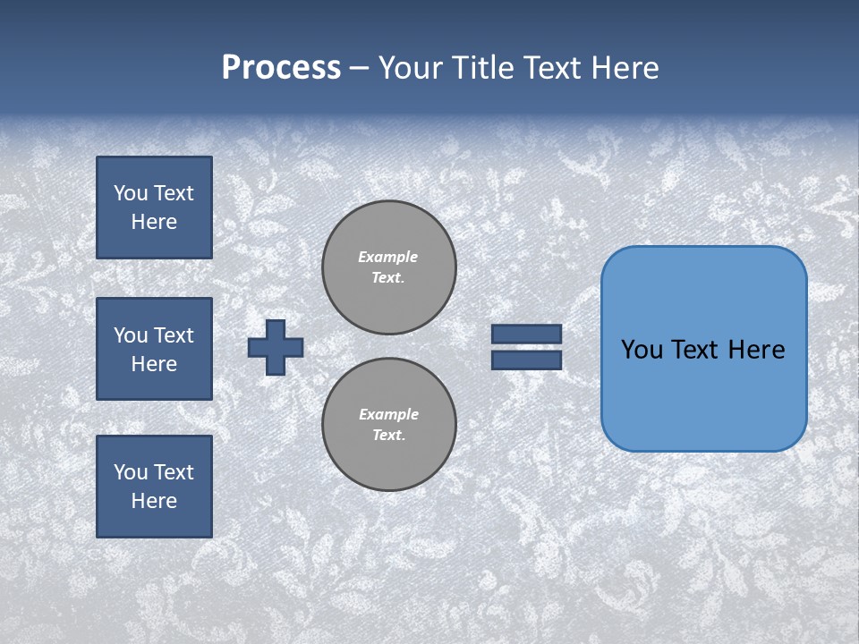 Faded Floral Background PowerPoint Template