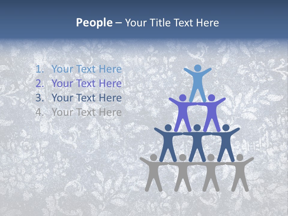 Faded Floral Background PowerPoint Template