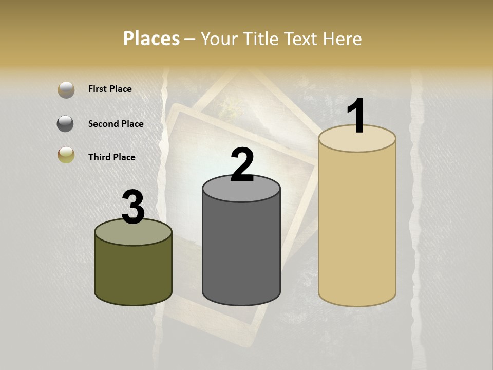 Notebook Old Noticeboard PowerPoint Template