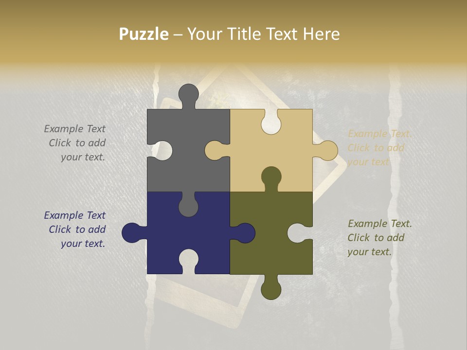 Notebook Old Noticeboard PowerPoint Template