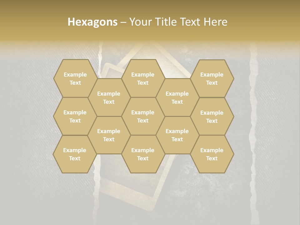 Notebook Old Noticeboard PowerPoint Template