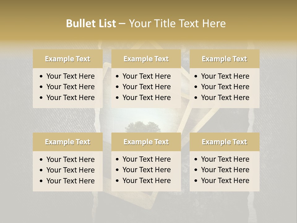 Notebook Old Noticeboard PowerPoint Template