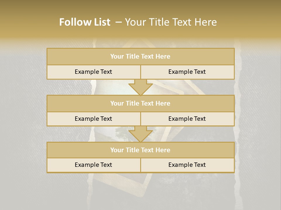 Notebook Old Noticeboard PowerPoint Template