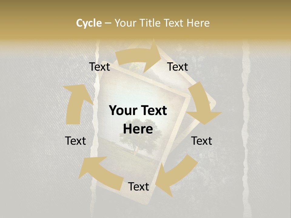 Notebook Old Noticeboard PowerPoint Template
