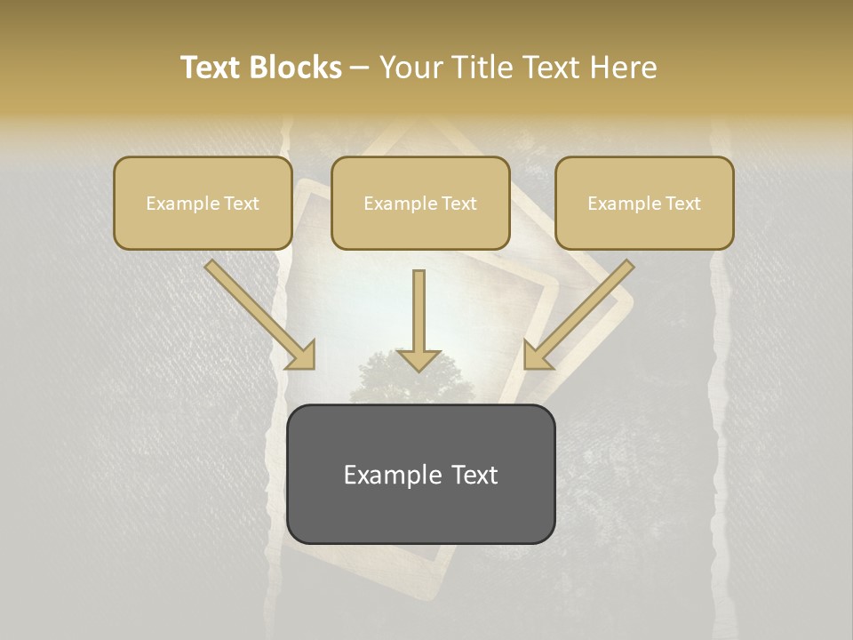 Notebook Old Noticeboard PowerPoint Template