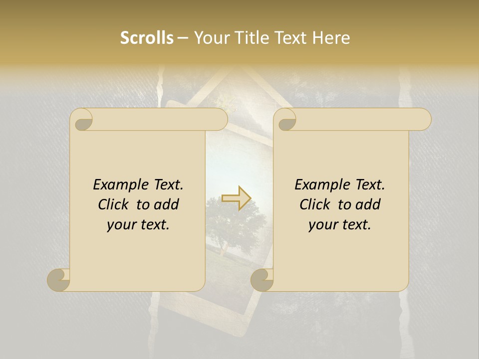 Notebook Old Noticeboard PowerPoint Template