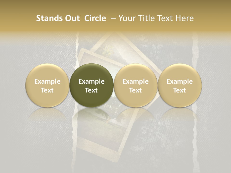 Notebook Old Noticeboard PowerPoint Template