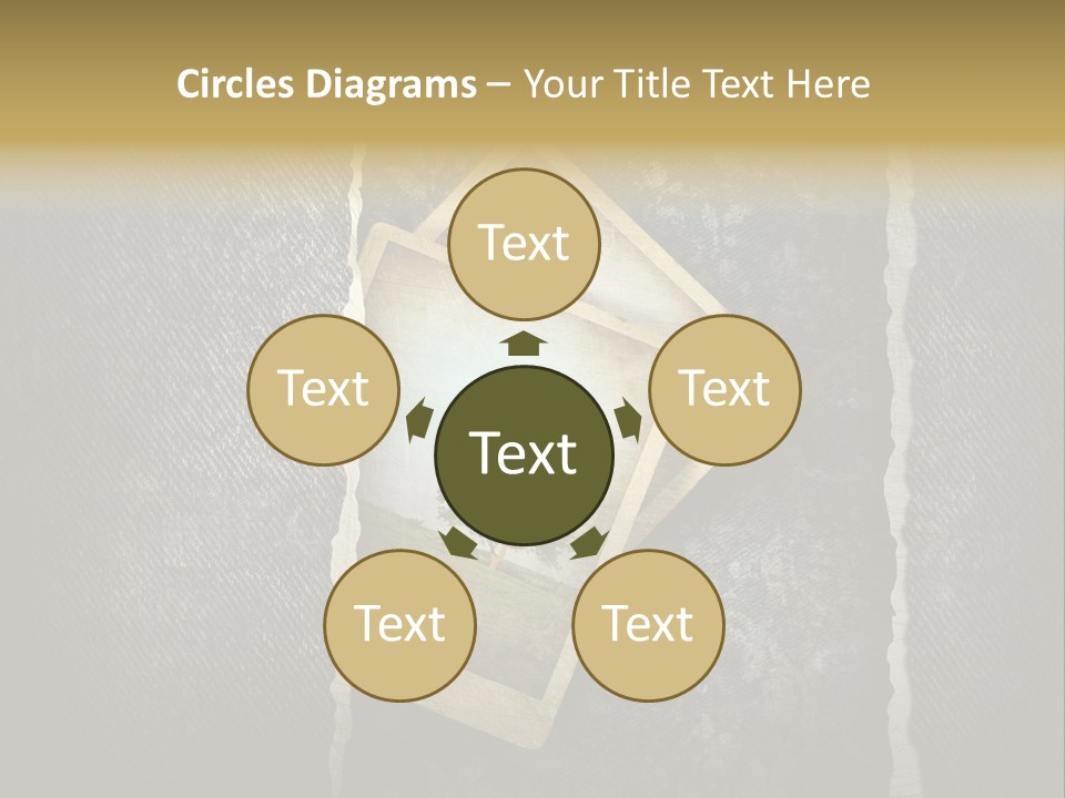 Notebook Old Noticeboard PowerPoint Template