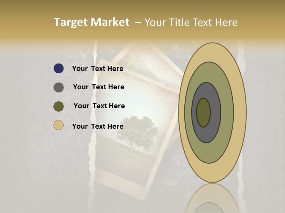 Notebook Old Noticeboard PowerPoint Template