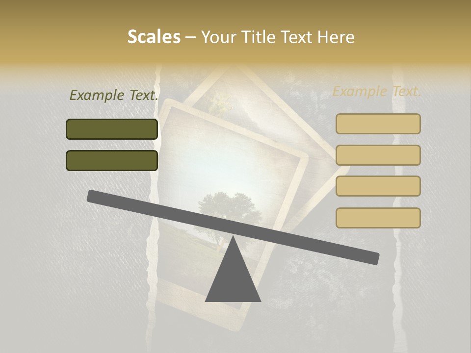 Notebook Old Noticeboard PowerPoint Template