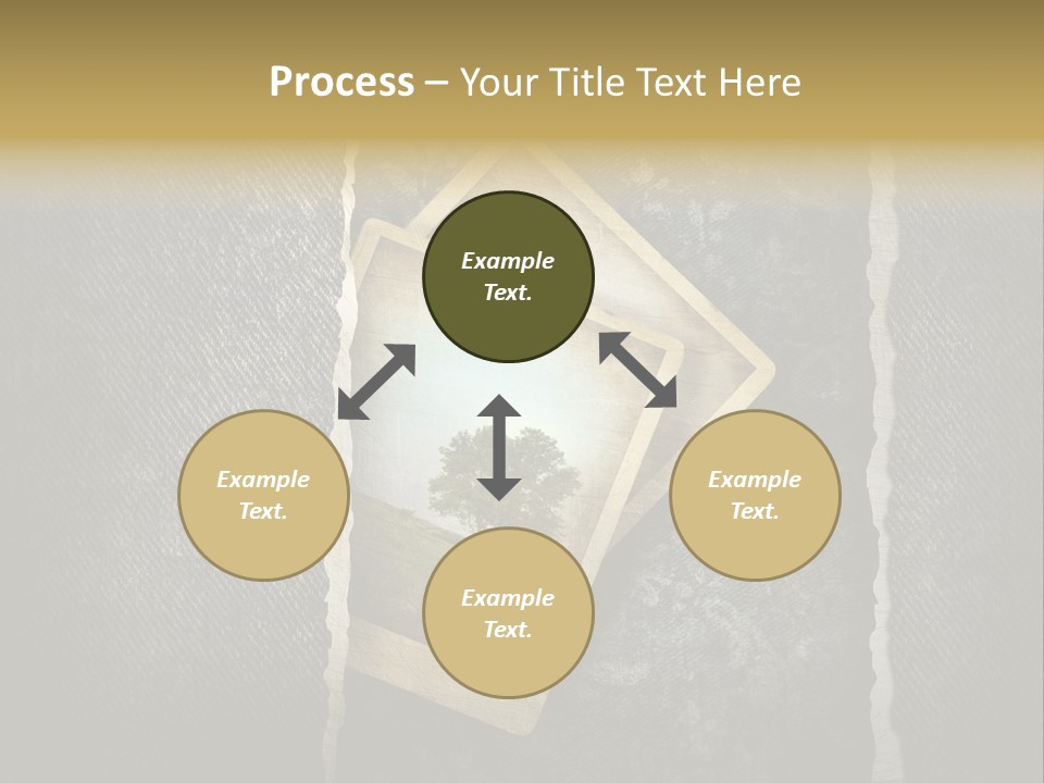 Notebook Old Noticeboard PowerPoint Template
