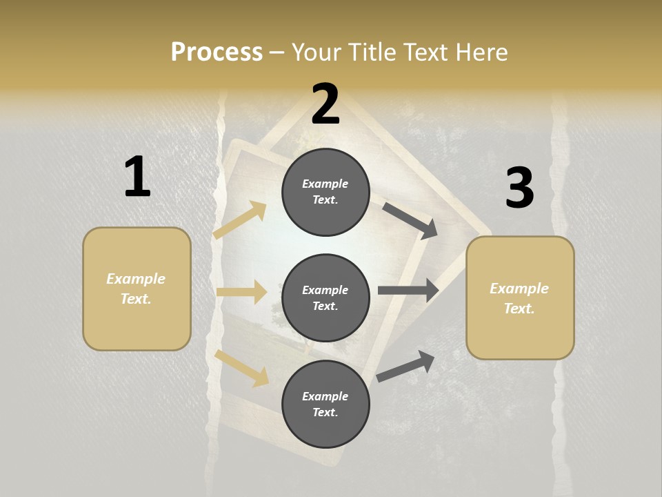 Notebook Old Noticeboard PowerPoint Template