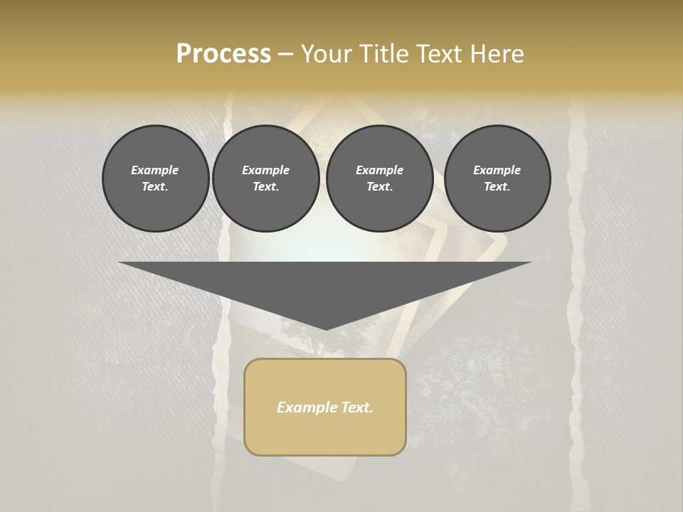 Notebook Old Noticeboard PowerPoint Template