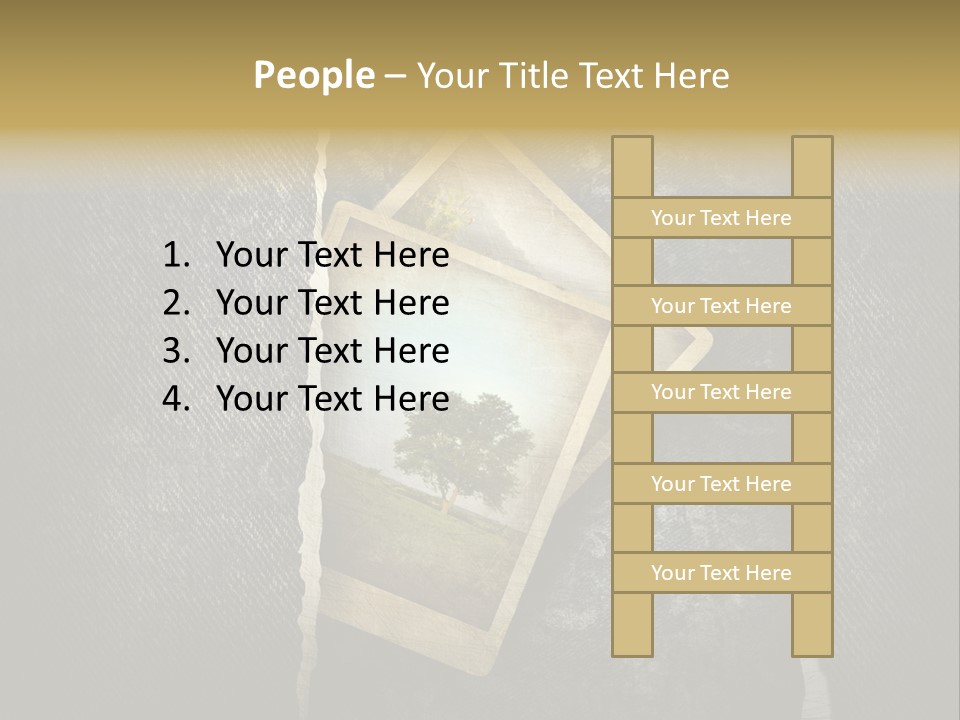 Notebook Old Noticeboard PowerPoint Template