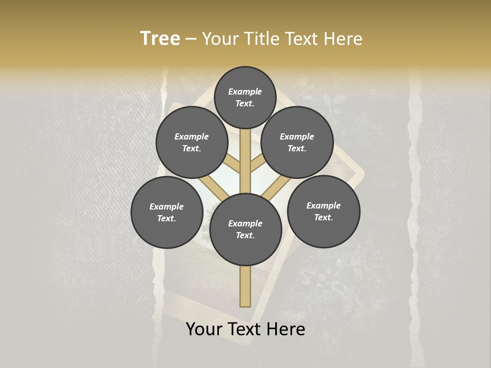 Notebook Old Noticeboard PowerPoint Template