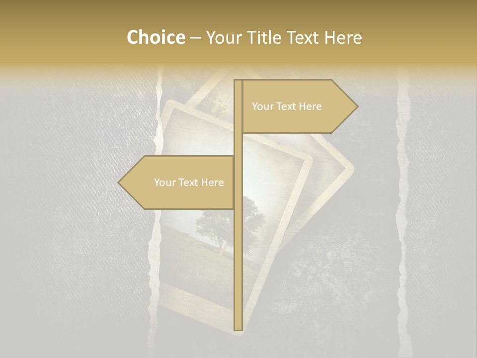 Notebook Old Noticeboard PowerPoint Template