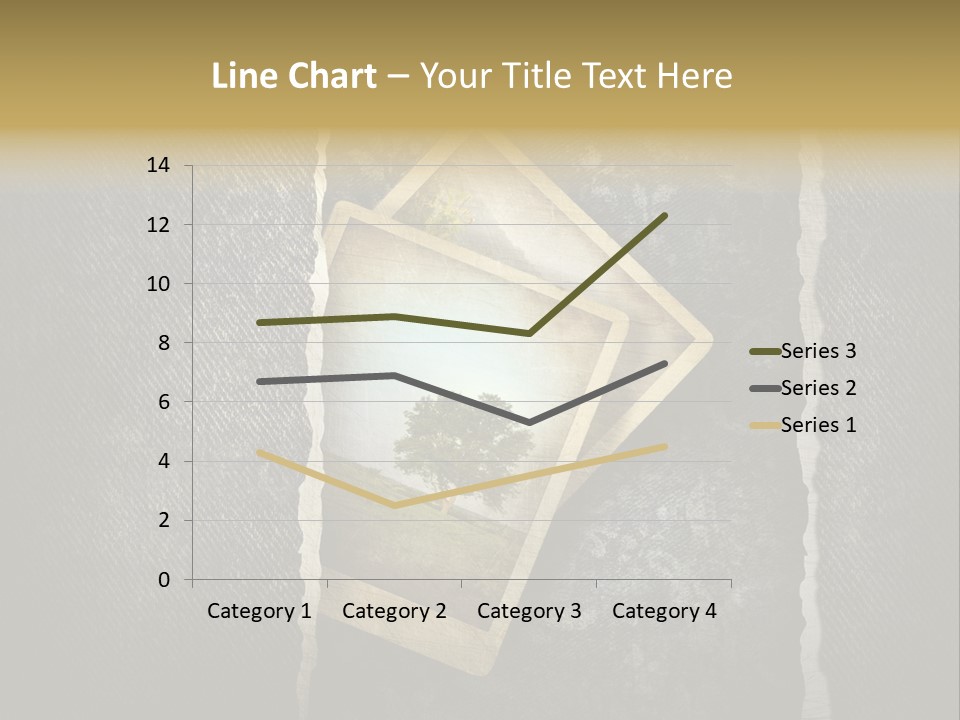 Notebook Old Noticeboard PowerPoint Template