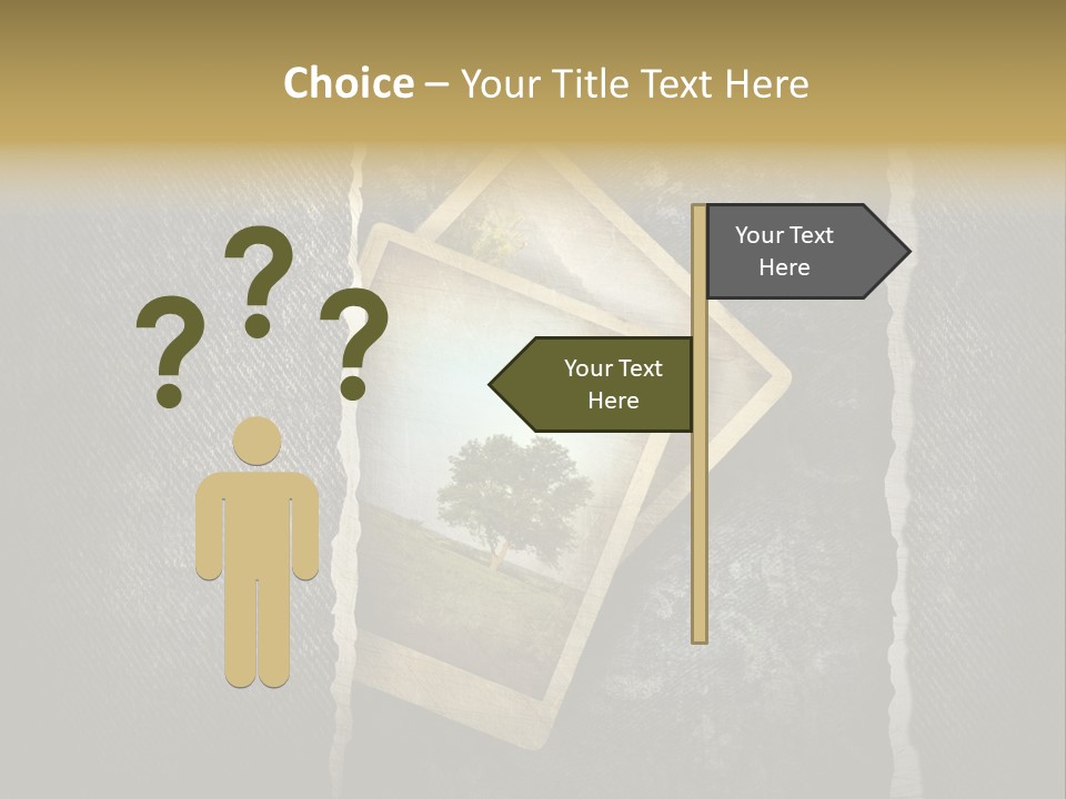 Notebook Old Noticeboard PowerPoint Template