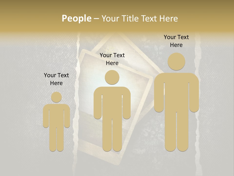 Notebook Old Noticeboard PowerPoint Template