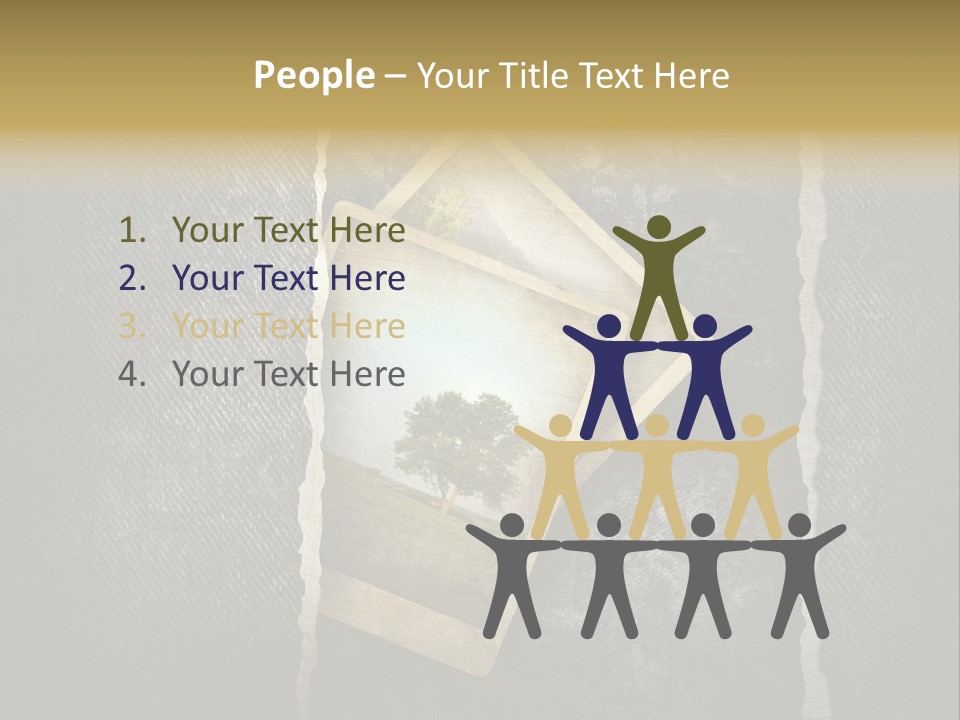 Notebook Old Noticeboard PowerPoint Template