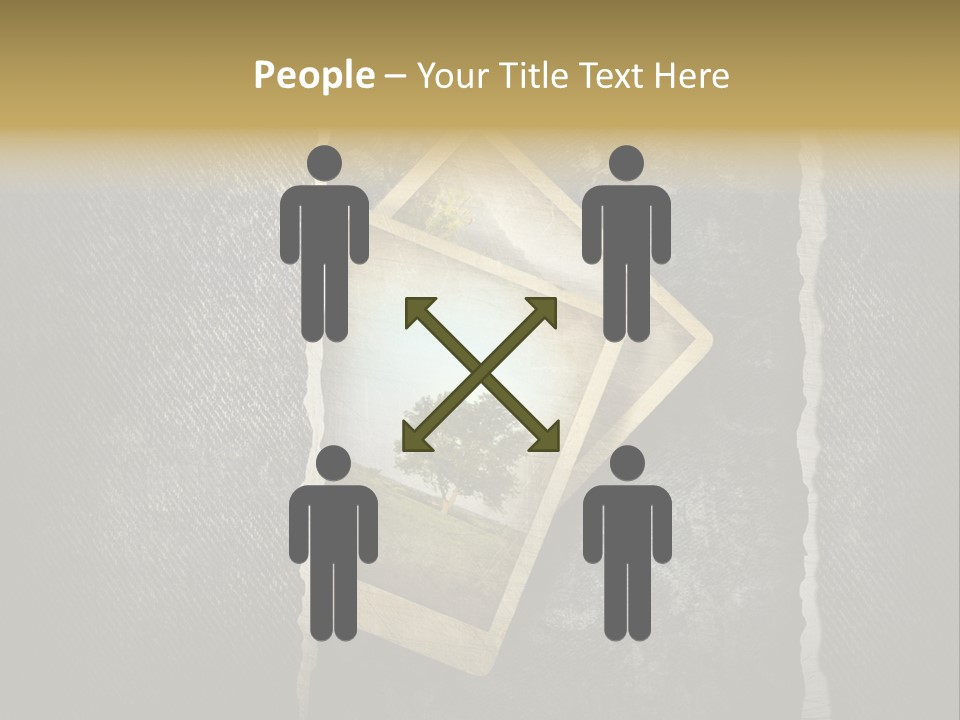 Notebook Old Noticeboard PowerPoint Template