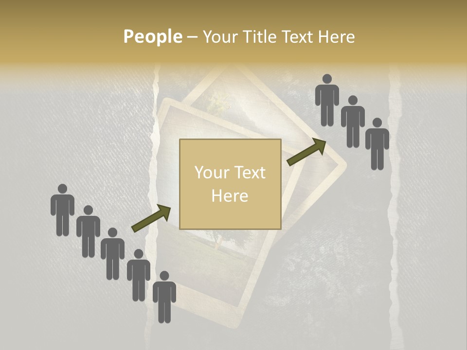 Notebook Old Noticeboard PowerPoint Template