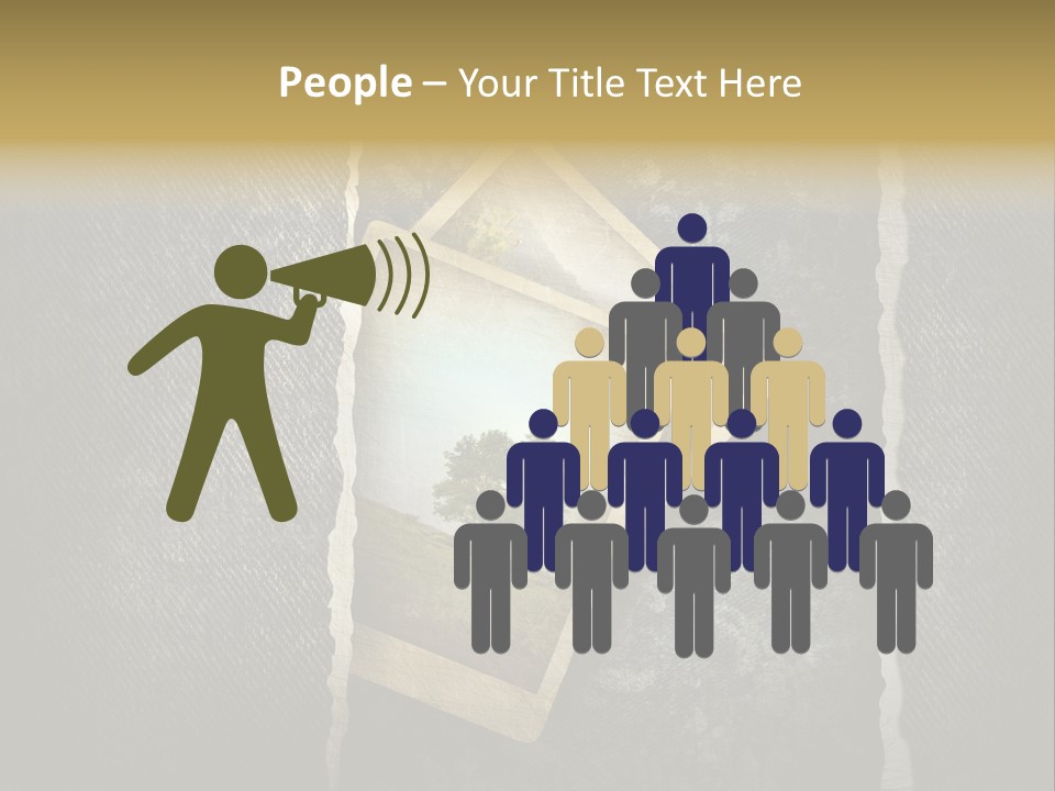 Notebook Old Noticeboard PowerPoint Template