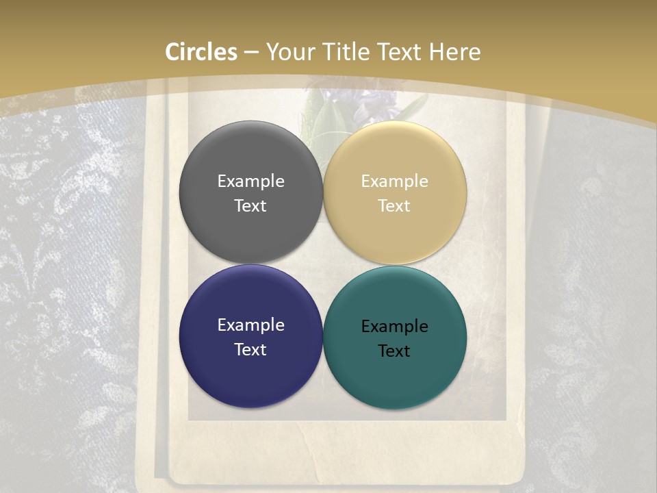 Denim Grunge PowerPoint Template