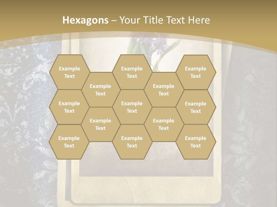 Denim Grunge PowerPoint Template