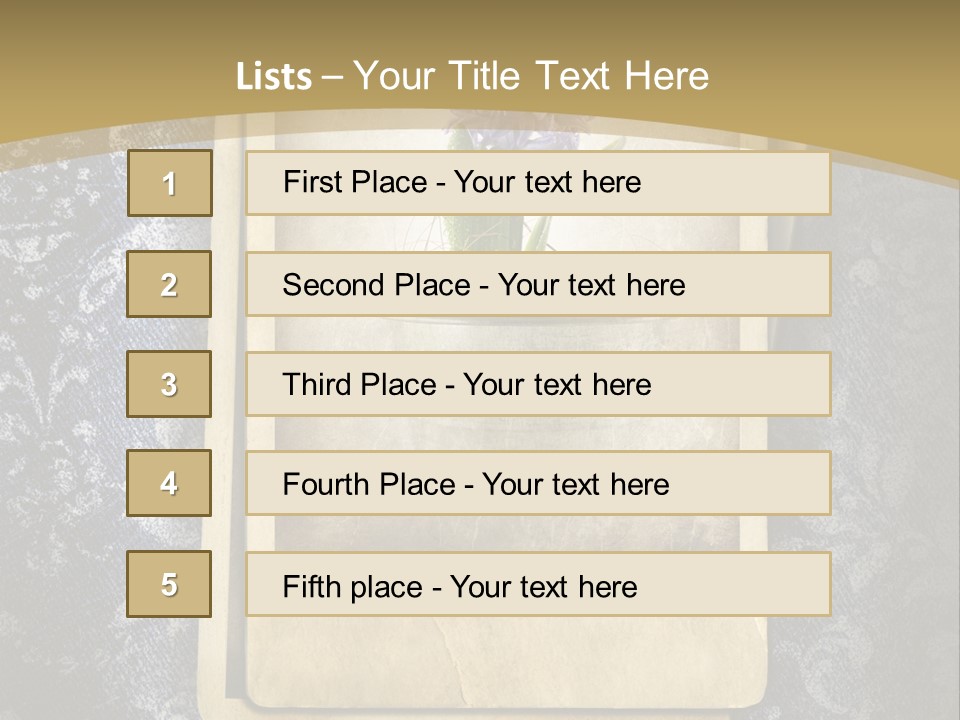 Denim Grunge PowerPoint Template