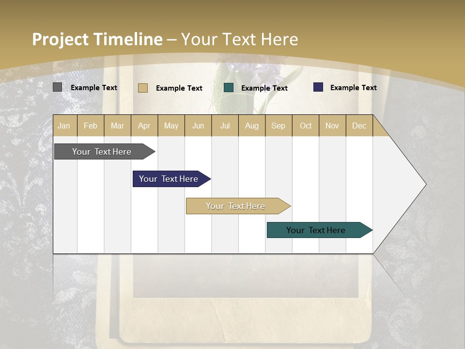 Denim Grunge PowerPoint Template