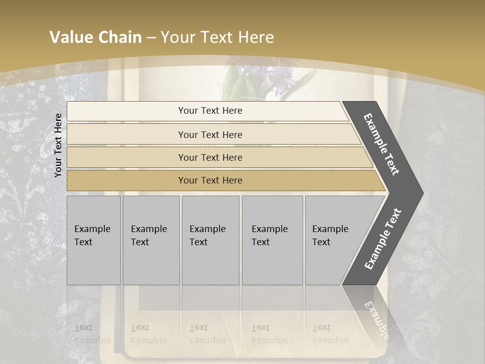 Denim Grunge PowerPoint Template