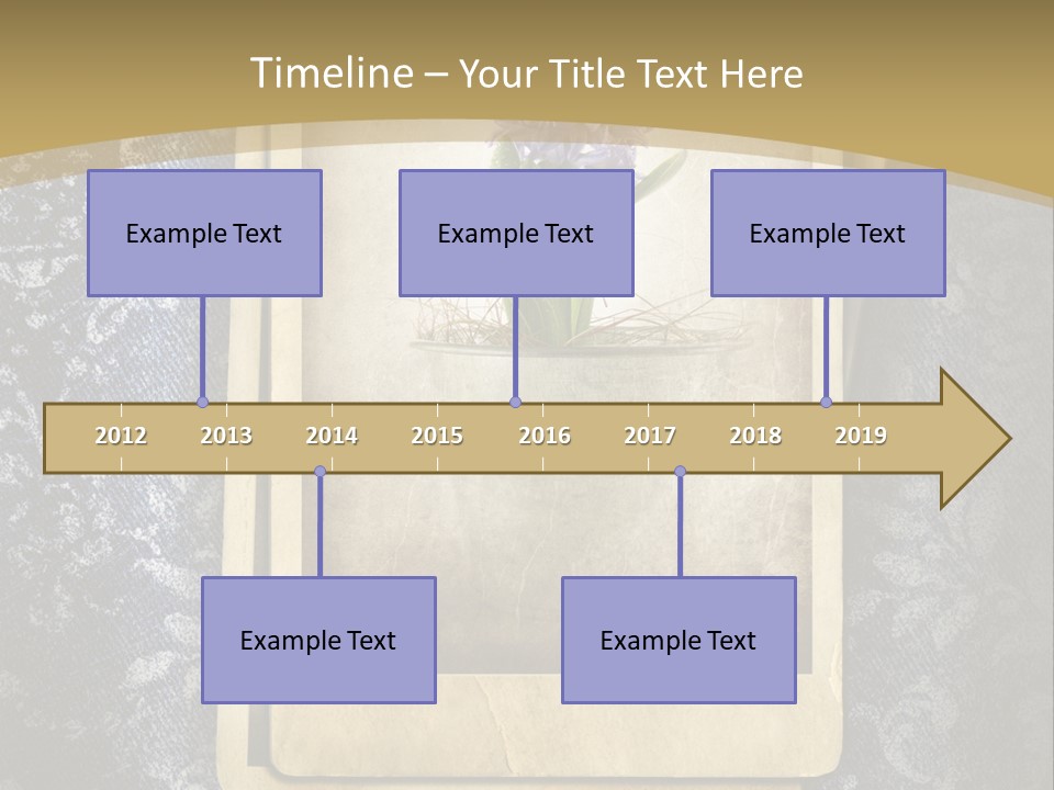 Denim Grunge PowerPoint Template