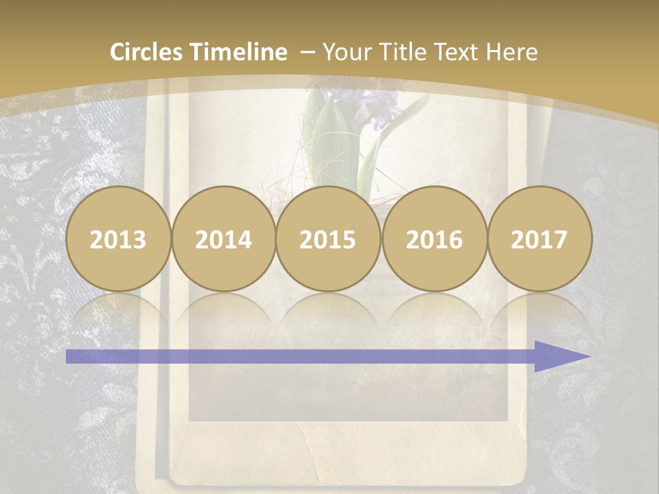 Denim Grunge PowerPoint Template