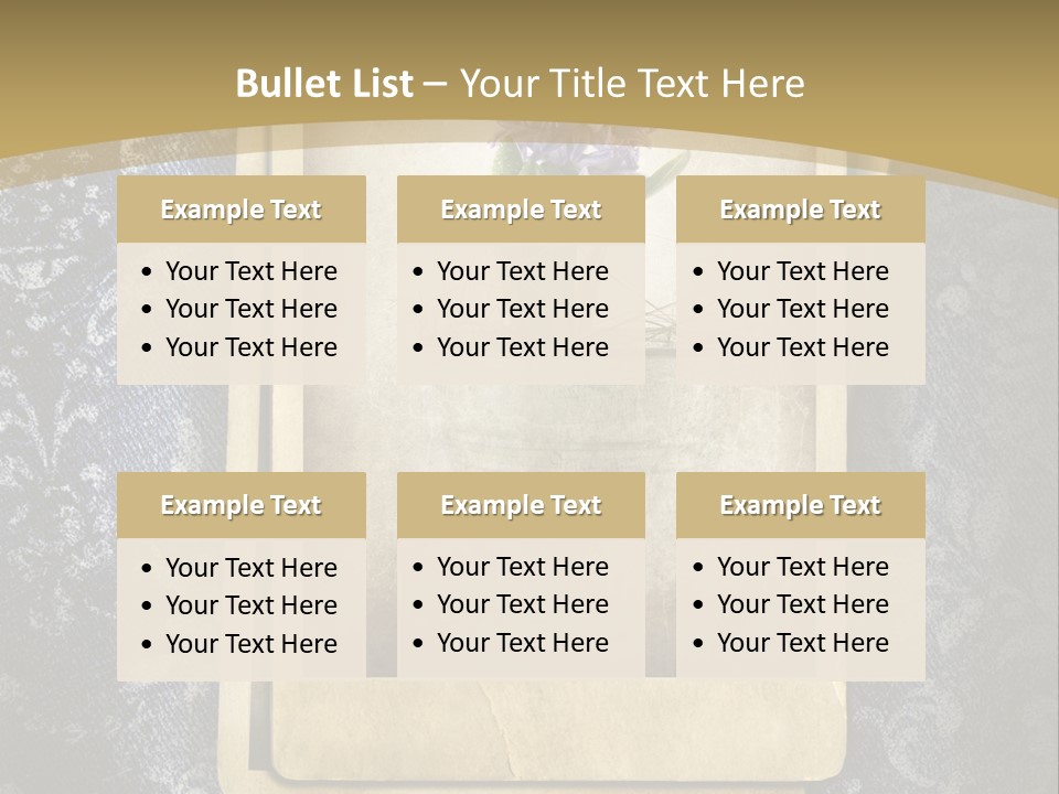 Denim Grunge PowerPoint Template