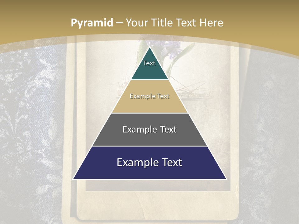 Denim Grunge PowerPoint Template