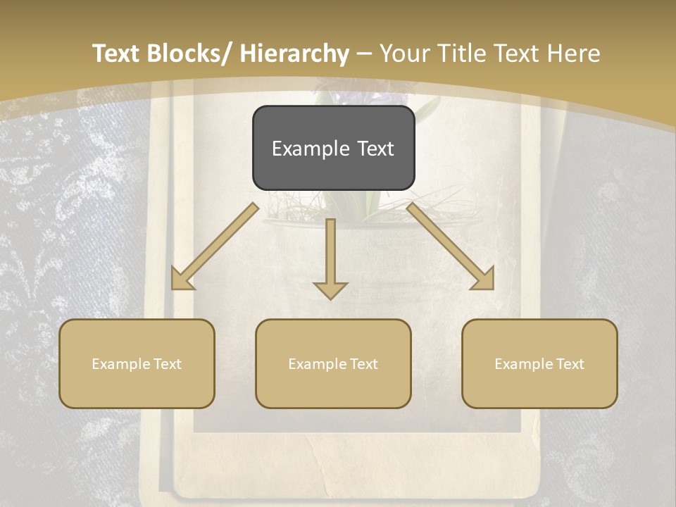 Denim Grunge PowerPoint Template