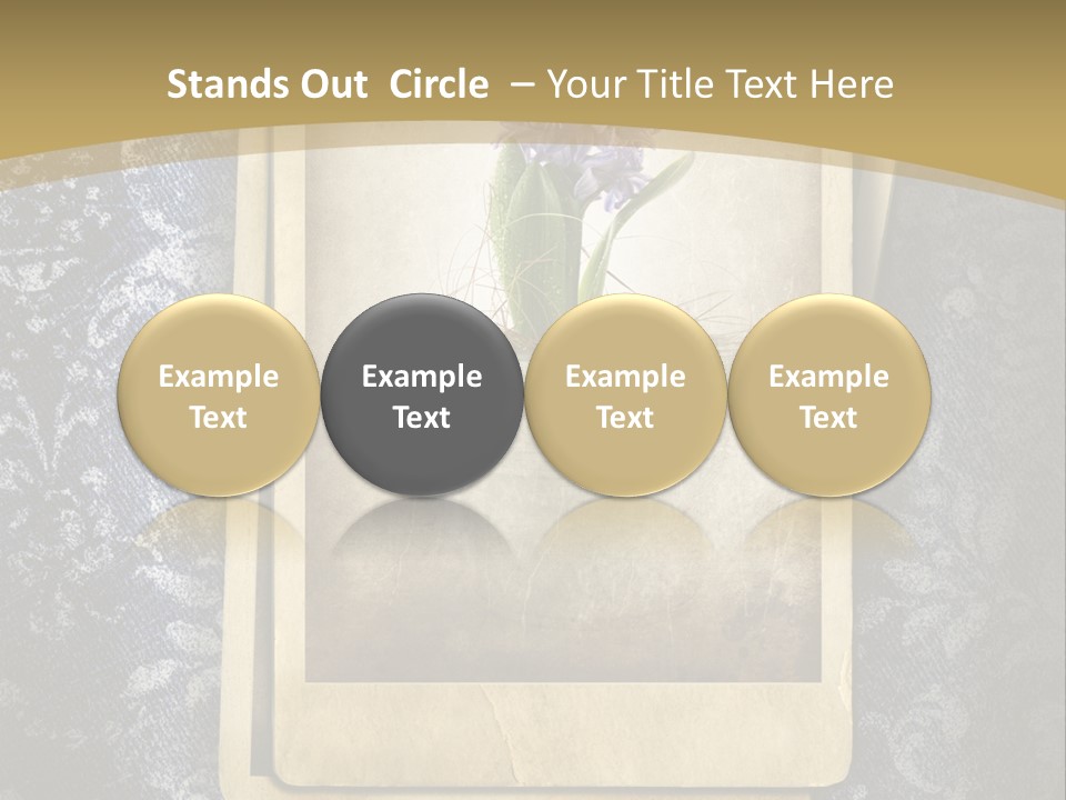 Denim Grunge PowerPoint Template