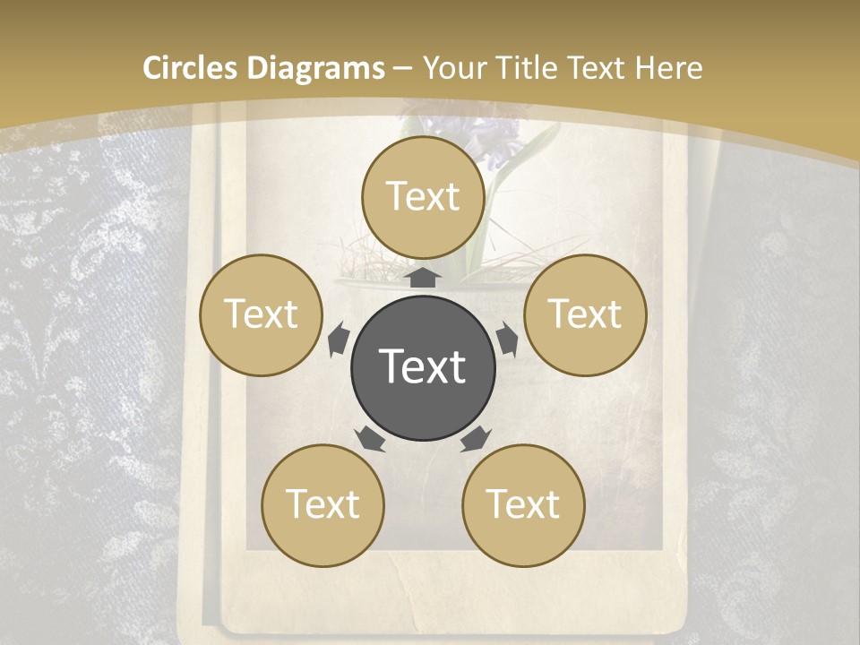 Denim Grunge PowerPoint Template