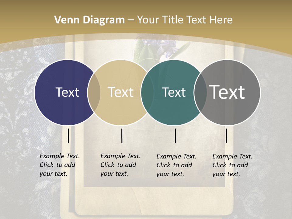 Denim Grunge PowerPoint Template