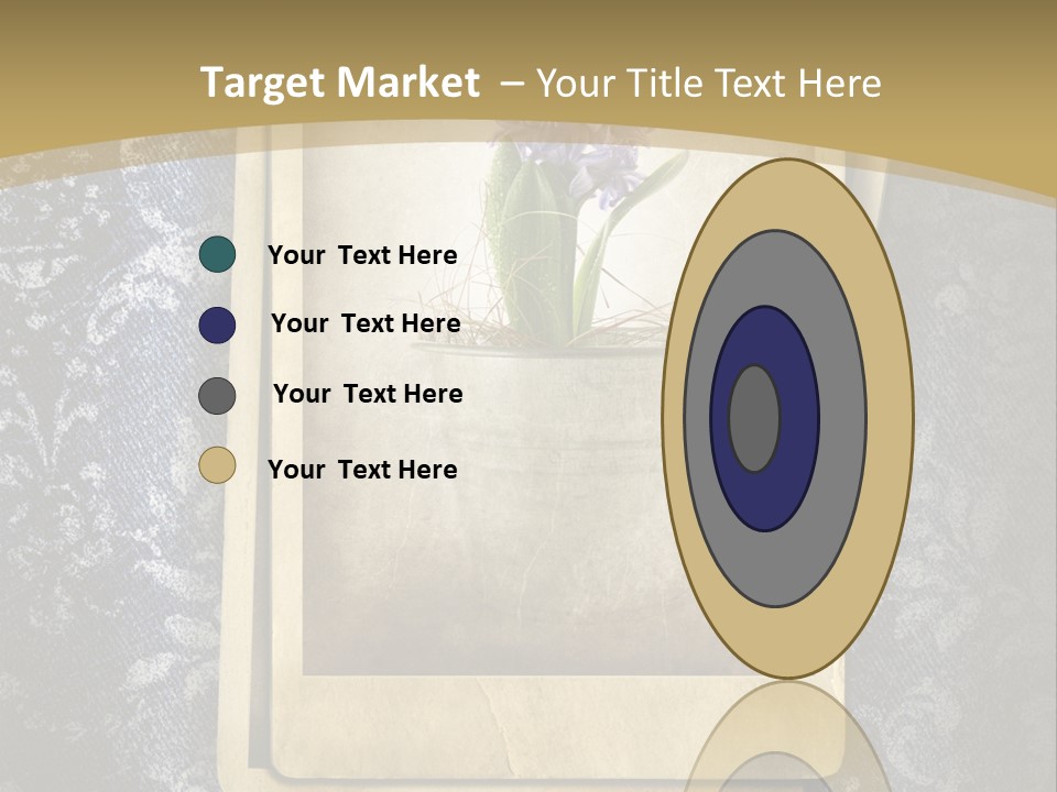 Denim Grunge PowerPoint Template