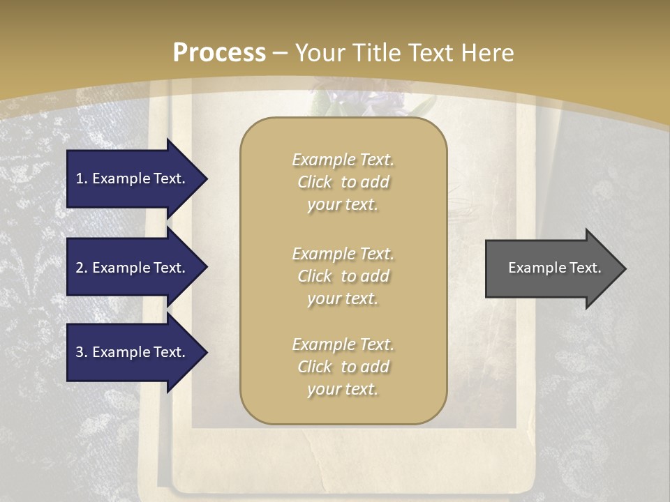 Denim Grunge PowerPoint Template