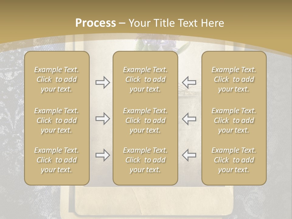 Denim Grunge PowerPoint Template