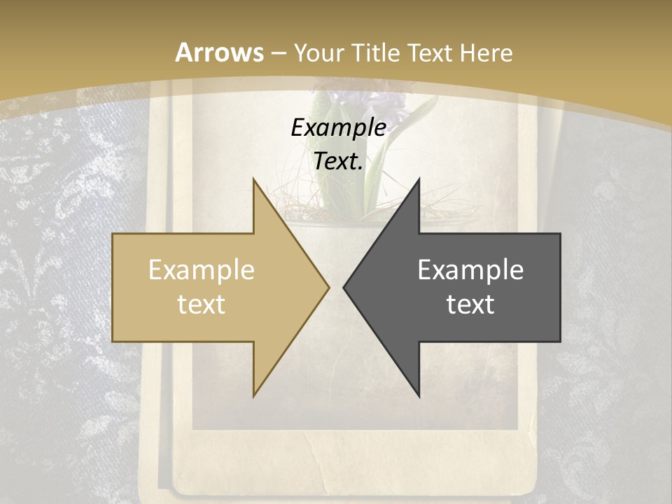 Denim Grunge PowerPoint Template